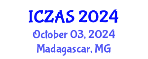 International Conference on Zoology and Animal Science (ICZAS) October 03, 2024 - Madagascar, Madagascar