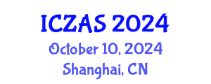 International Conference on Zoology and Animal Science (ICZAS) October 10, 2024 - Shanghai, China