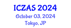 International Conference on Zoology and Animal Science (ICZAS) October 03, 2024 - Tokyo, Japan