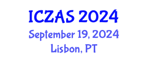 International Conference on Zoology and Animal Science (ICZAS) September 19, 2024 - Lisbon, Portugal