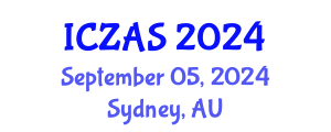 International Conference on Zoology and Animal Science (ICZAS) September 05, 2024 - Sydney, Australia