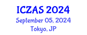 International Conference on Zoology and Animal Science (ICZAS) September 05, 2024 - Tokyo, Japan