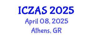 International Conference on Zoology and Animal Science (ICZAS) April 08, 2025 - Athens, Greece