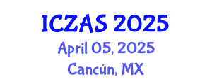International Conference on Zoology and Animal Science (ICZAS) April 05, 2025 - Cancún, Mexico