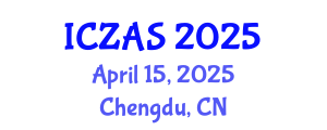 International Conference on Zoology and Animal Science (ICZAS) April 15, 2025 - Chengdu, China
