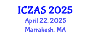 International Conference on Zoology and Animal Science (ICZAS) April 22, 2025 - Marrakesh, Morocco