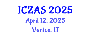 International Conference on Zoology and Animal Science (ICZAS) April 12, 2025 - Venice, Italy