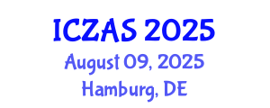 International Conference on Zoology and Animal Science (ICZAS) August 09, 2025 - Hamburg, Germany