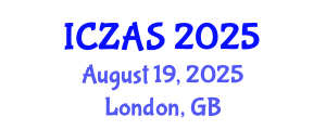 International Conference on Zoology and Animal Science (ICZAS) August 19, 2025 - London, United Kingdom