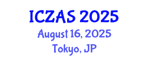 International Conference on Zoology and Animal Science (ICZAS) August 16, 2025 - Tokyo, Japan