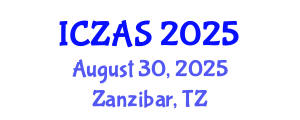 International Conference on Zoology and Animal Science (ICZAS) August 30, 2025 - Zanzibar, Tanzania