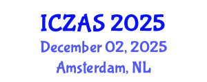 International Conference on Zoology and Animal Science (ICZAS) December 02, 2025 - Amsterdam, Netherlands