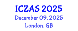 International Conference on Zoology and Animal Science (ICZAS) December 09, 2025 - London, United Kingdom