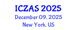 International Conference on Zoology and Animal Science (ICZAS) December 09, 2025 - New York, United States