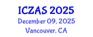 International Conference on Zoology and Animal Science (ICZAS) December 09, 2025 - Vancouver, Canada