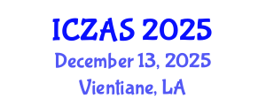 International Conference on Zoology and Animal Science (ICZAS) December 13, 2025 - Vientiane, Laos
