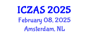 International Conference on Zoology and Animal Science (ICZAS) February 08, 2025 - Amsterdam, Netherlands