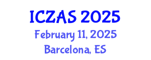 International Conference on Zoology and Animal Science (ICZAS) February 11, 2025 - Barcelona, Spain