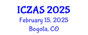 International Conference on Zoology and Animal Science (ICZAS) February 15, 2025 - Bogota, Colombia