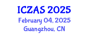International Conference on Zoology and Animal Science (ICZAS) February 04, 2025 - Guangzhou, China