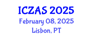International Conference on Zoology and Animal Science (ICZAS) February 08, 2025 - Lisbon, Portugal