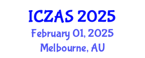 International Conference on Zoology and Animal Science (ICZAS) February 01, 2025 - Melbourne, Australia