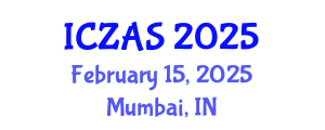International Conference on Zoology and Animal Science (ICZAS) February 15, 2025 - Mumbai, India