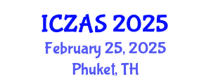 International Conference on Zoology and Animal Science (ICZAS) February 25, 2025 - Phuket, Thailand