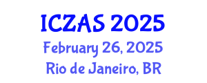 International Conference on Zoology and Animal Science (ICZAS) February 26, 2025 - Rio de Janeiro, Brazil