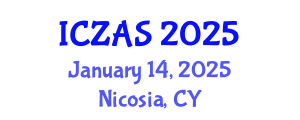 International Conference on Zoology and Animal Science (ICZAS) January 14, 2025 - Nicosia, Cyprus