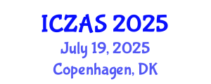 International Conference on Zoology and Animal Science (ICZAS) July 19, 2025 - Copenhagen, Denmark