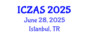International Conference on Zoology and Animal Science (ICZAS) June 28, 2025 - Istanbul, Turkey