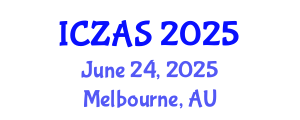 International Conference on Zoology and Animal Science (ICZAS) June 24, 2025 - Melbourne, Australia