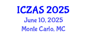 International Conference on Zoology and Animal Science (ICZAS) June 10, 2025 - Monte Carlo, Monaco