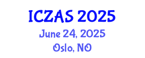International Conference on Zoology and Animal Science (ICZAS) June 24, 2025 - Oslo, Norway