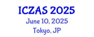 International Conference on Zoology and Animal Science (ICZAS) June 10, 2025 - Tokyo, Japan