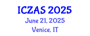 International Conference on Zoology and Animal Science (ICZAS) June 21, 2025 - Venice, Italy
