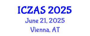 International Conference on Zoology and Animal Science (ICZAS) June 21, 2025 - Vienna, Austria