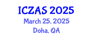 International Conference on Zoology and Animal Science (ICZAS) March 25, 2025 - Doha, Qatar