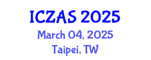 International Conference on Zoology and Animal Science (ICZAS) March 04, 2025 - Taipei, Taiwan