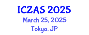 International Conference on Zoology and Animal Science (ICZAS) March 25, 2025 - Tokyo, Japan