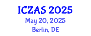 International Conference on Zoology and Animal Science (ICZAS) May 20, 2025 - Berlin, Germany