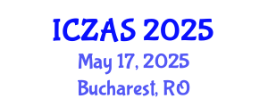 International Conference on Zoology and Animal Science (ICZAS) May 17, 2025 - Bucharest, Romania