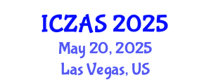 International Conference on Zoology and Animal Science (ICZAS) May 20, 2025 - Las Vegas, United States
