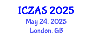 International Conference on Zoology and Animal Science (ICZAS) May 24, 2025 - London, United Kingdom
