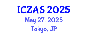 International Conference on Zoology and Animal Science (ICZAS) May 27, 2025 - Tokyo, Japan