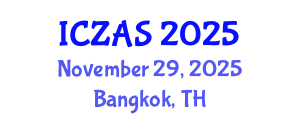 International Conference on Zoology and Animal Science (ICZAS) November 29, 2025 - Bangkok, Thailand