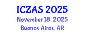 International Conference on Zoology and Animal Science (ICZAS) November 18, 2025 - Buenos Aires, Argentina