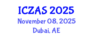 International Conference on Zoology and Animal Science (ICZAS) November 08, 2025 - Dubai, United Arab Emirates