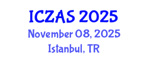 International Conference on Zoology and Animal Science (ICZAS) November 08, 2025 - Istanbul, Turkey